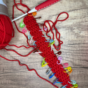 How to crochet Spellweaver headband hcd steps