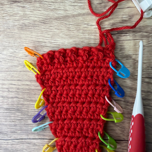 How to crochet the Spellweaver headband textured steps